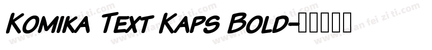 Komika Text Kaps Bold字体转换